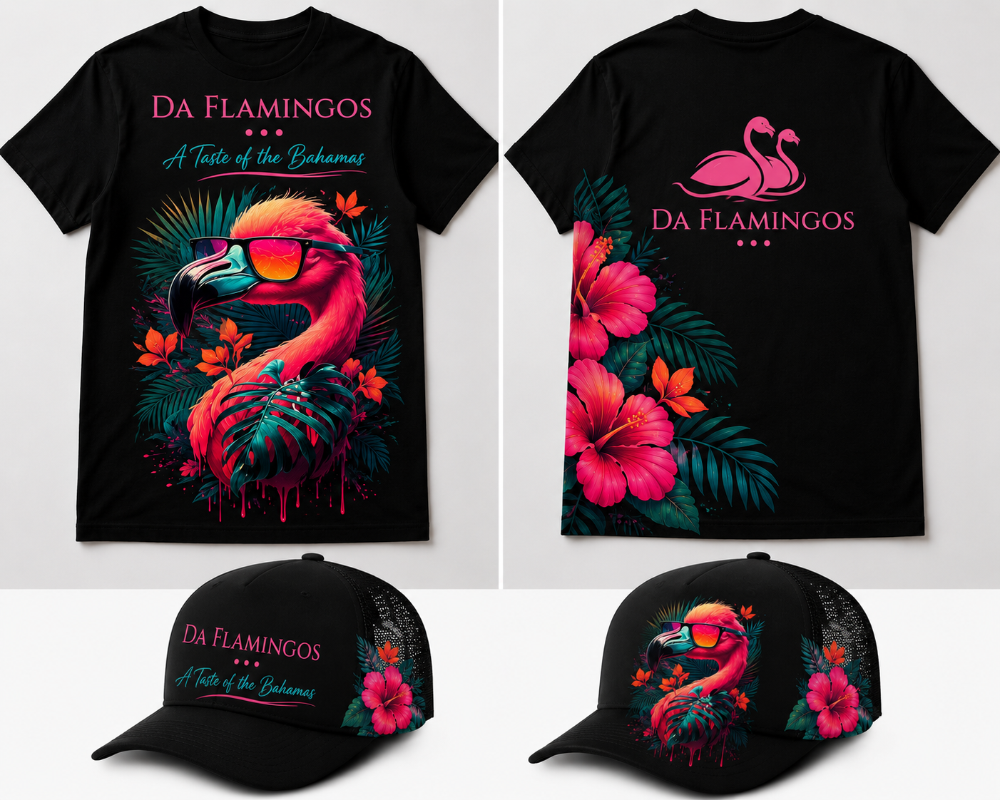 "A Taste of the Bahamas" Tee — Black