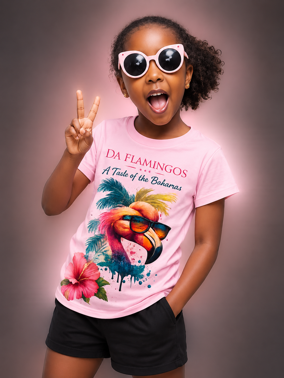 "A Taste of the Bahamas" Tee — Pink